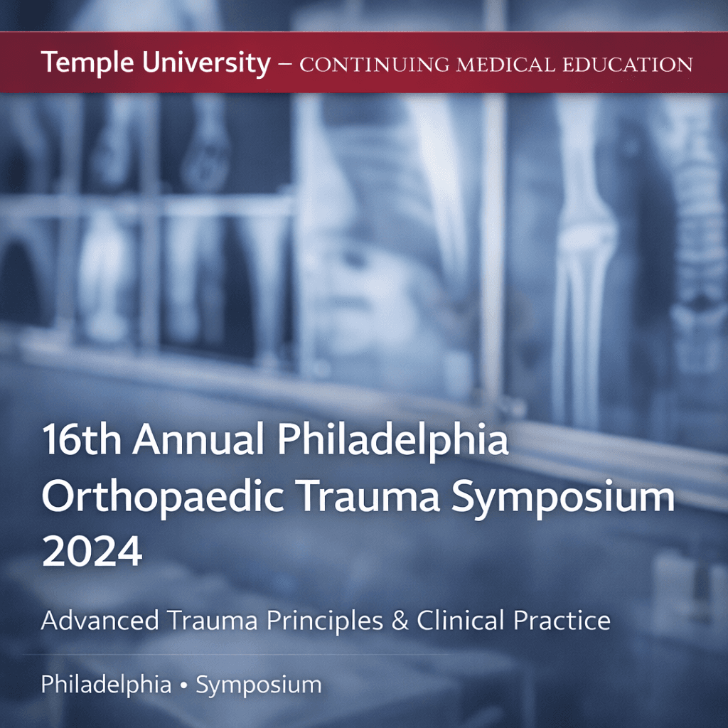 Temple University 16th Annual Philadelphia Orthopaedic Trauma Symposium (2024)