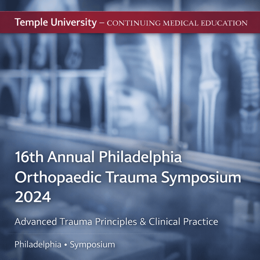 Temple University 16th Annual Philadelphia Orthopaedic Trauma Symposium (2024)