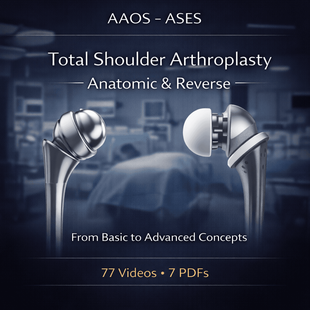 AAOS / ASES Anatomic & Reverse Total Shoulder Arthroplasty: Concepts and Techniques From Basic to Advanced (2022)