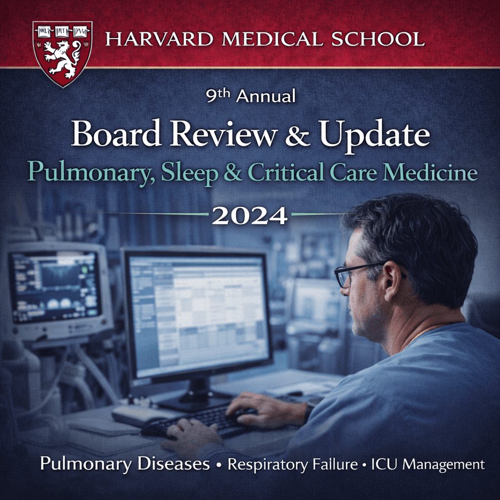 Harvard 9th Annual Board Review and Update in Pulmonary and Critical Care Medicine (2024)