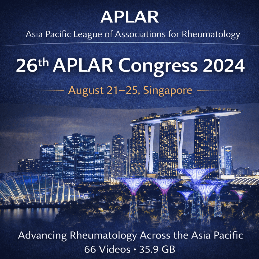 Asia Pacific League of Associations for Rheumatology – 26th APALR Congress 2024