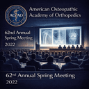 American Osteopathic Academy of Orthopedics – 62nd Annual Spring Meeting 2022