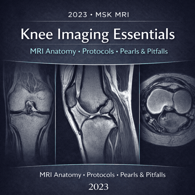 2023 Knee Imaging Essentials: A Teaching Activity