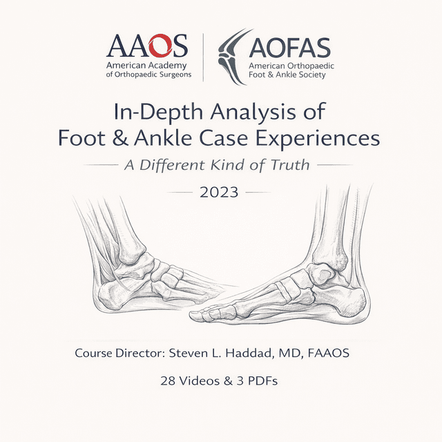 AAOS Foot & Ankle Case Experiences 2023