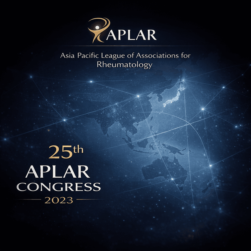 Asia Pacific League of Associations for Rheumatology – 25th APALR Congress 2023