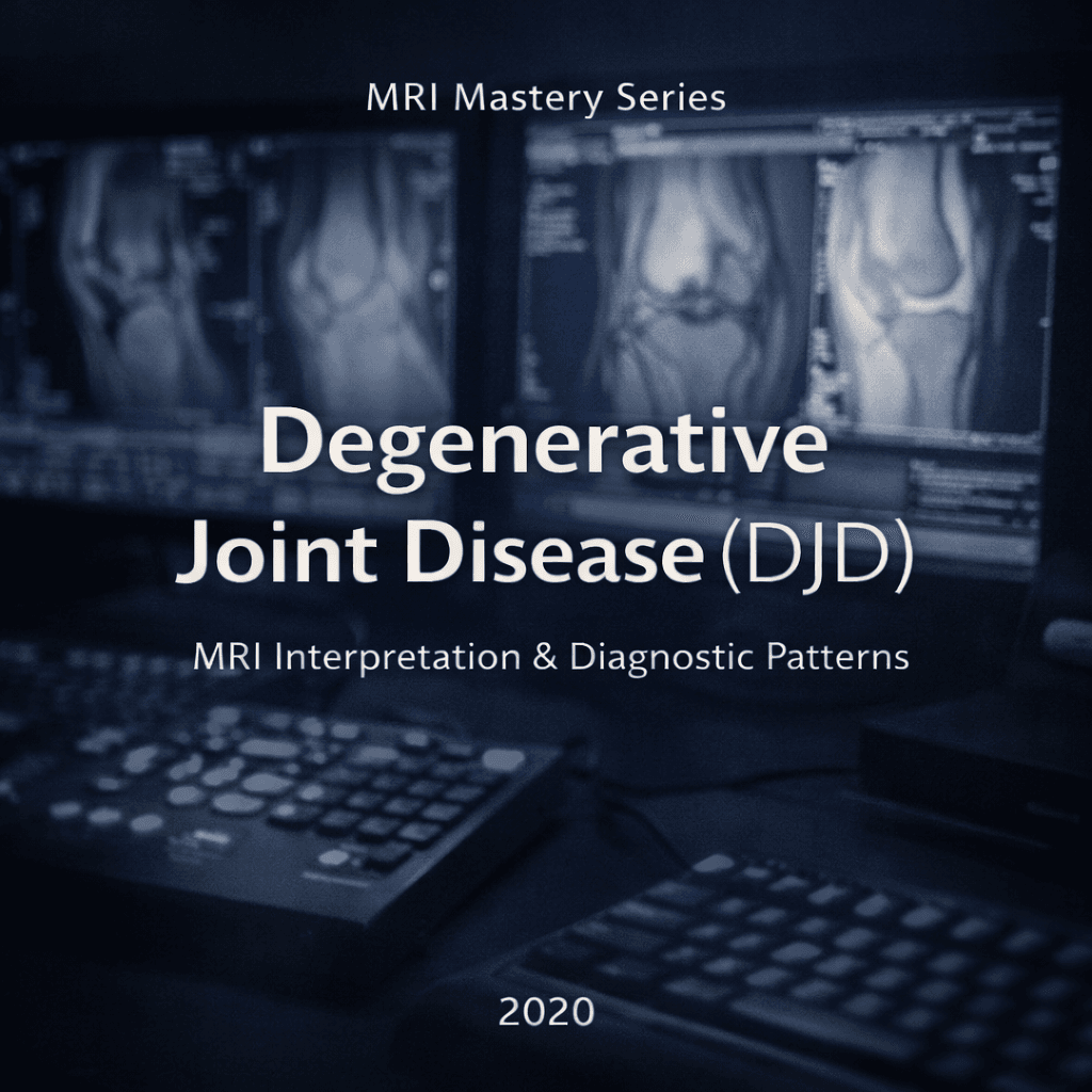 MRI Mastery Series: Degenerative Joint Disease (DJD) (2020)