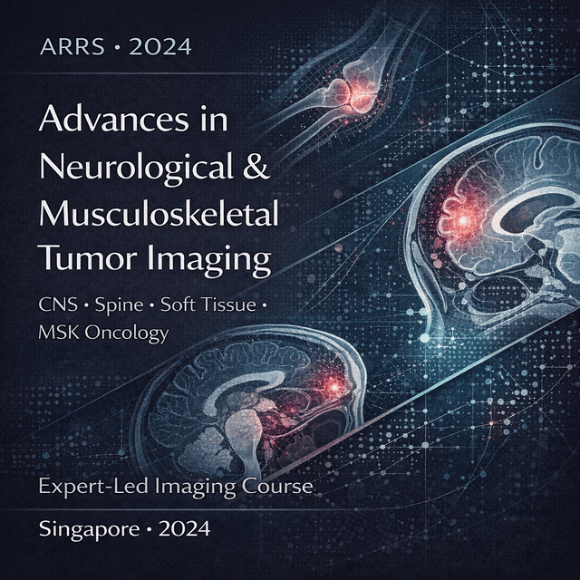 ARRS – Advances in Neurological and Musculoskeletal Tumor Imaging 2024